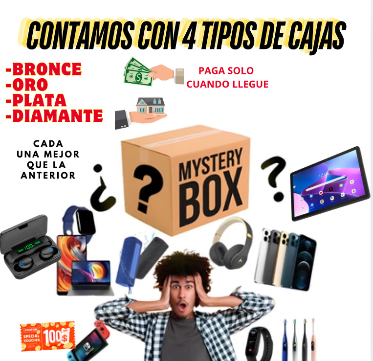 MYSTERY BOX PRO ¡OFERTA IMPERDIBLE SOLO POR HOY 50% !