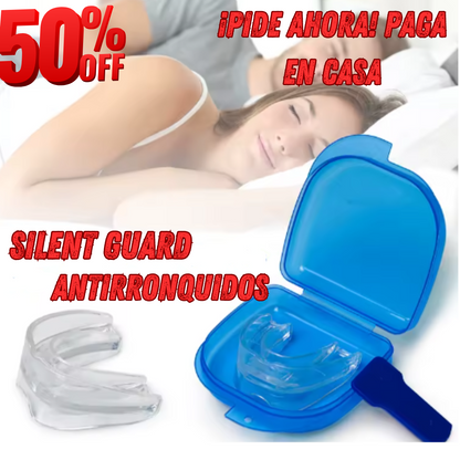 SILENT GUARD PROTECTOR ANTIRRONQUIDOS ¡SOLO POR HOY OFERTA ESPECIAL 50%!