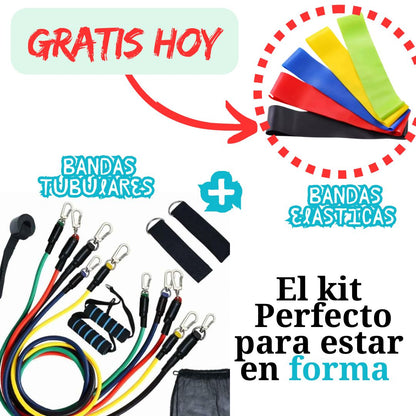 PACK PRO BANDAS TUBULARES + LLEVA TOTALMENTE GRATIS PACK X5 BANDAS ELÁSTICAS